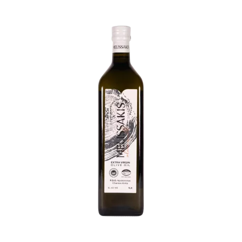 Butelka oliwy z oliwek extra virgin PDO Apokoronas Melissakis 1 l