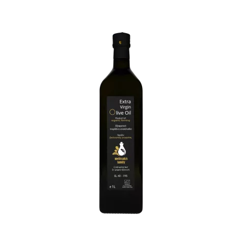 Butelka oliwy z oliwek BIO extra virgin Melissakis 1 l